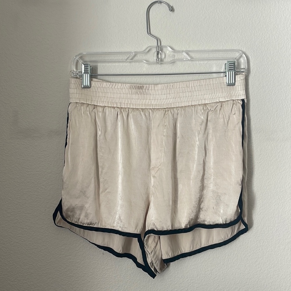 Zara silk shorts